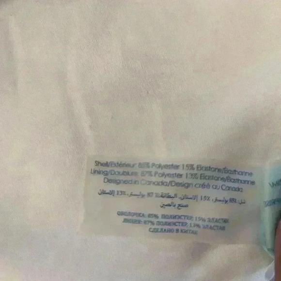 Tropic Frill One Shoulder Ruffle Swimsuit in Aqua - size medium - Picture 6 of 6